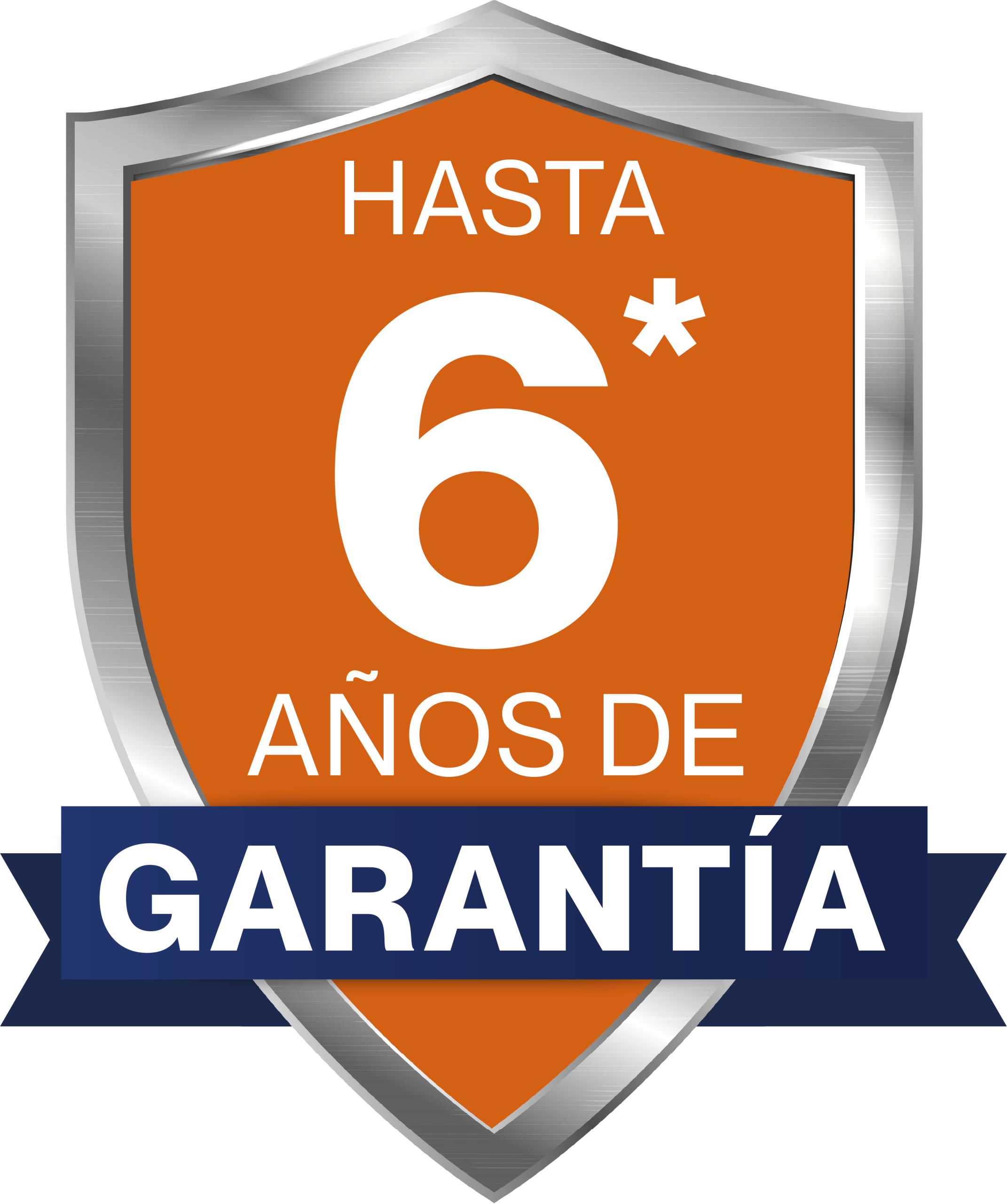 hasta 6 años de garantia